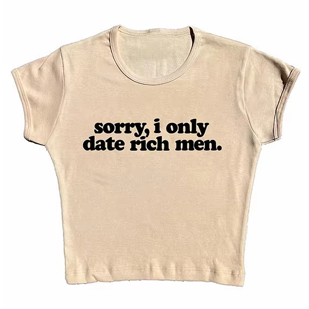 i date only rich men y2k crop top boogzel clothing