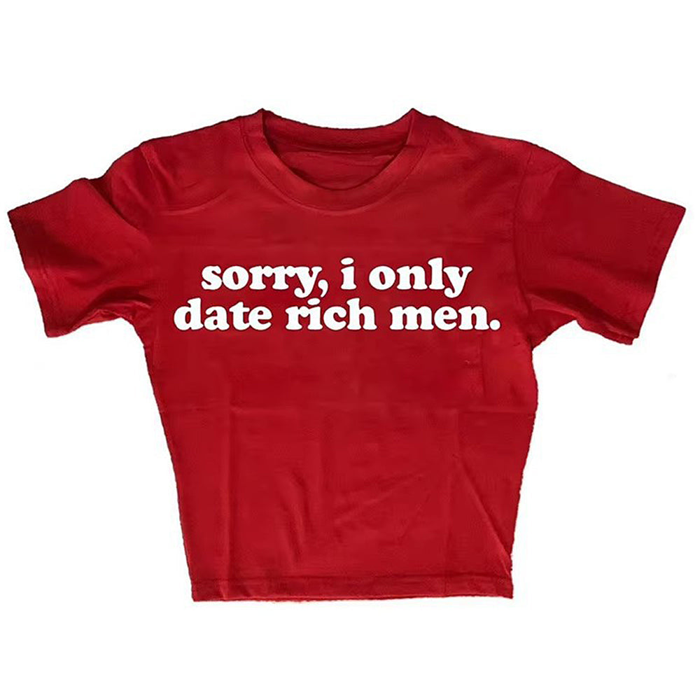 i date only rich men y2k crop top boogzel clothing