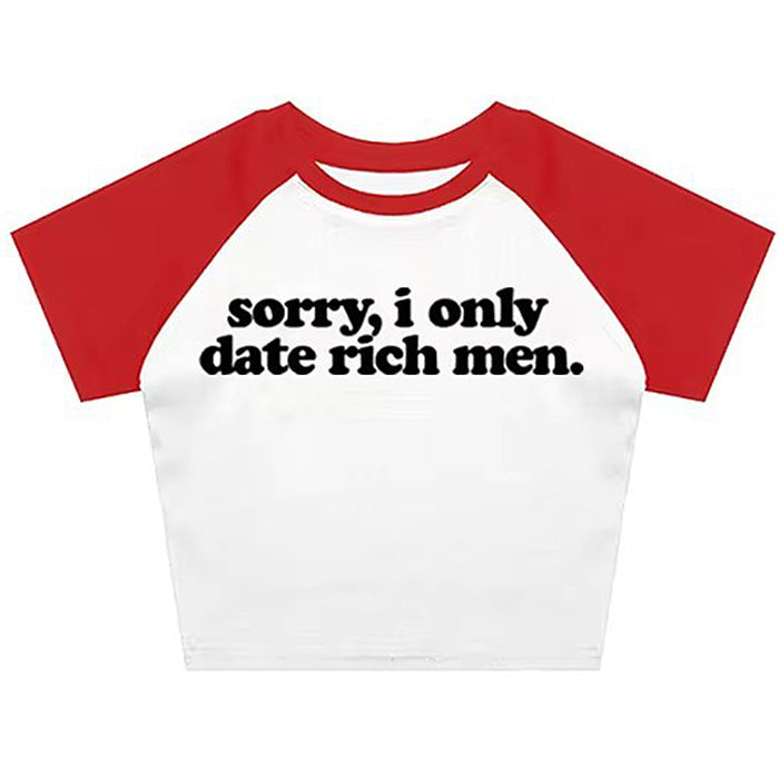 i date only rich men y2k crop top boogzel clothing