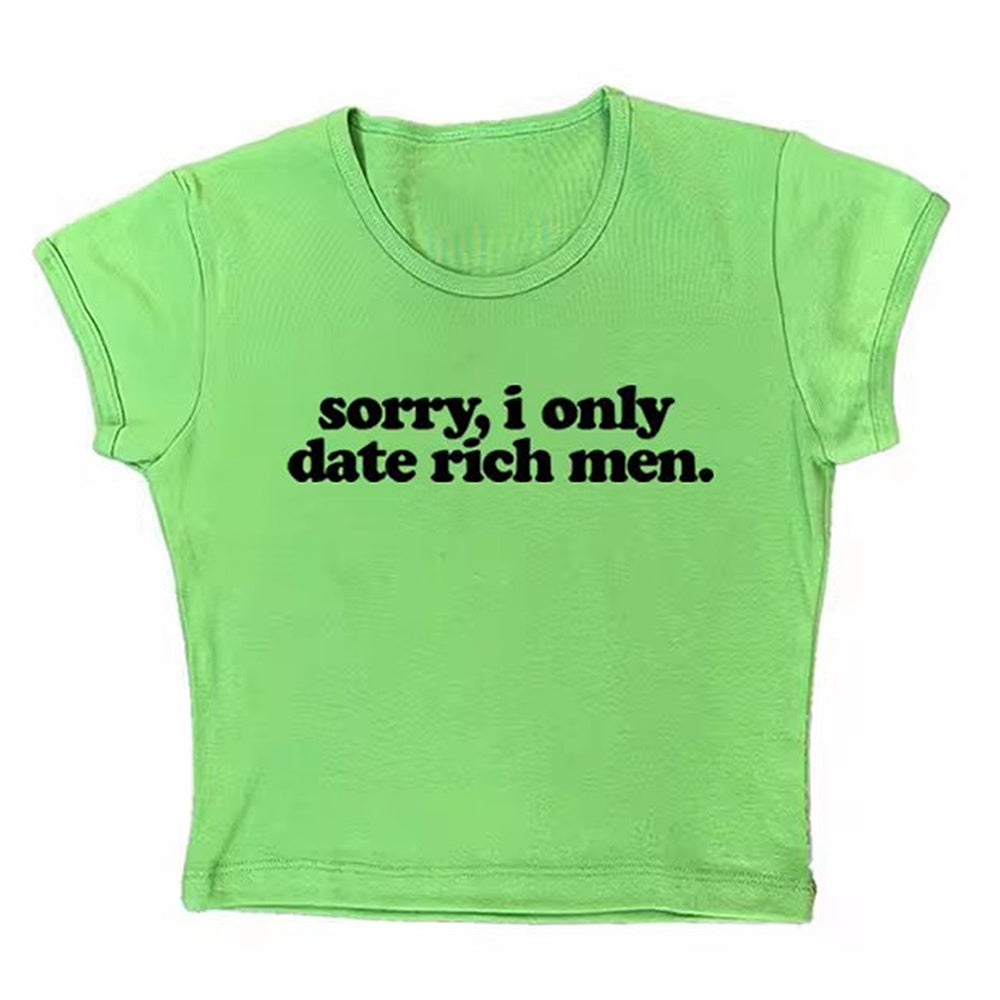 i date only rich men y2k crop top boogzel clothing