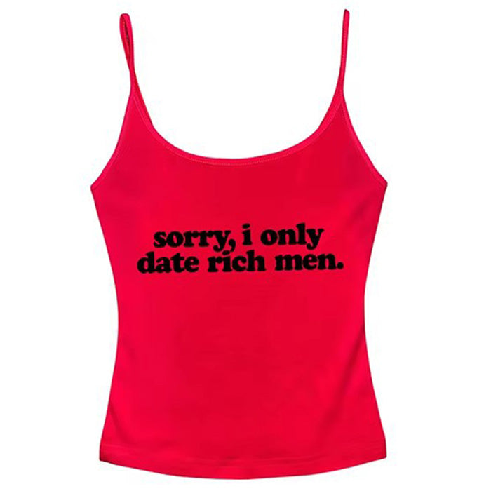 i date only rich men y2k tank top boogzel clothing
