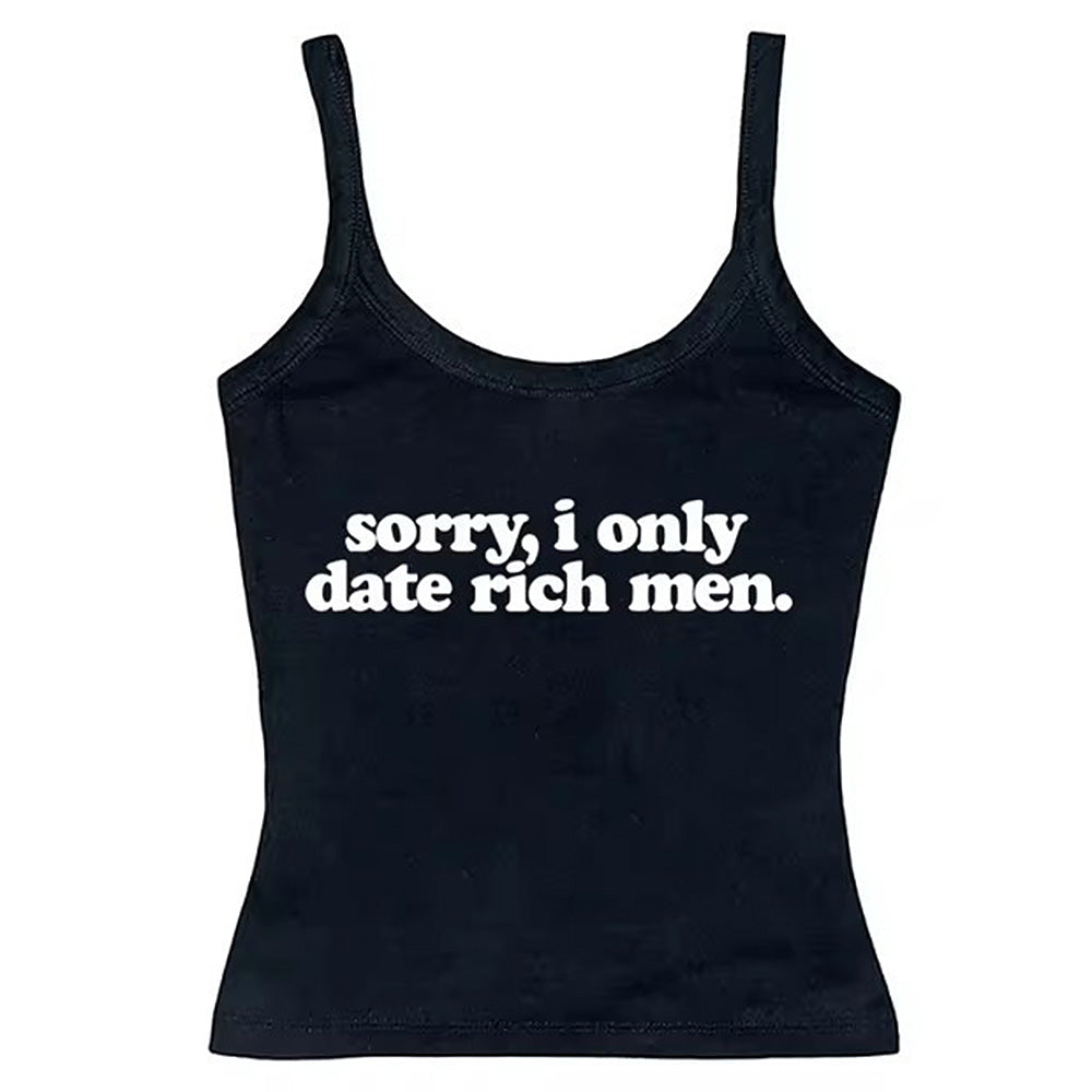i date only rich men y2k tank top boogzel clothing