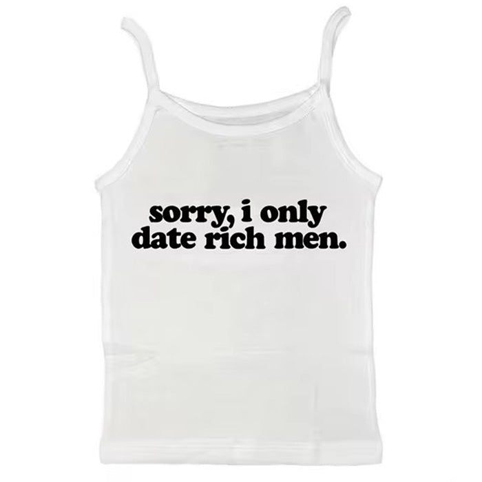 i date only rich men y2k tank top boogzel clothing