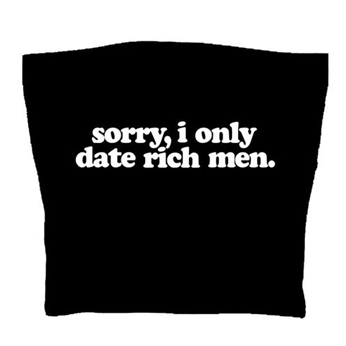 i date only rich men y2k tube top boogzel clothing