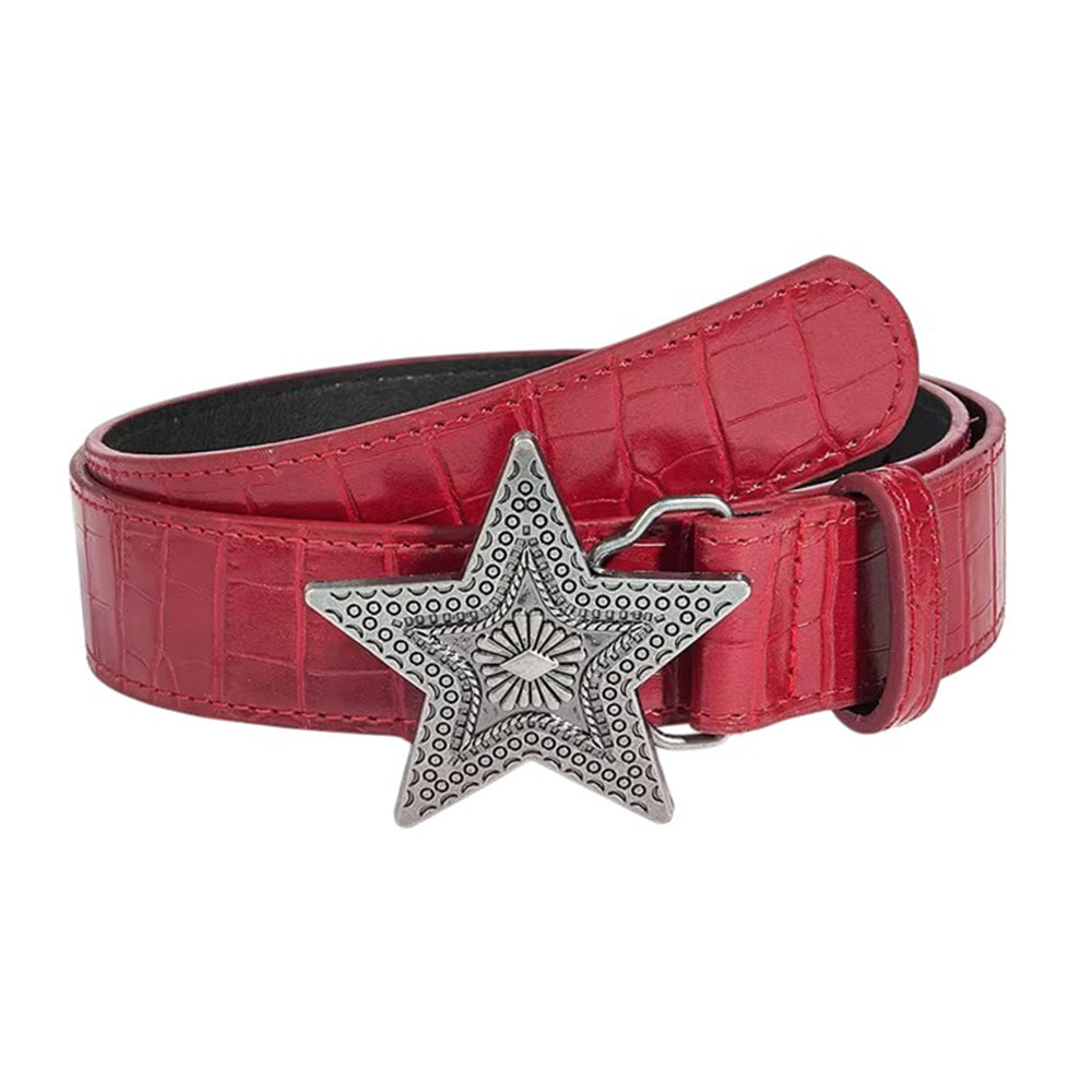indie sleaze star croc belt boogzel clothing