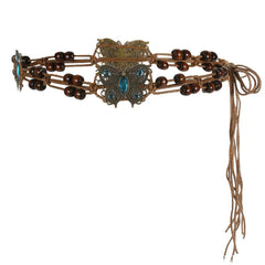 indie aesthetic butterfly beaded belt boogzel clothing