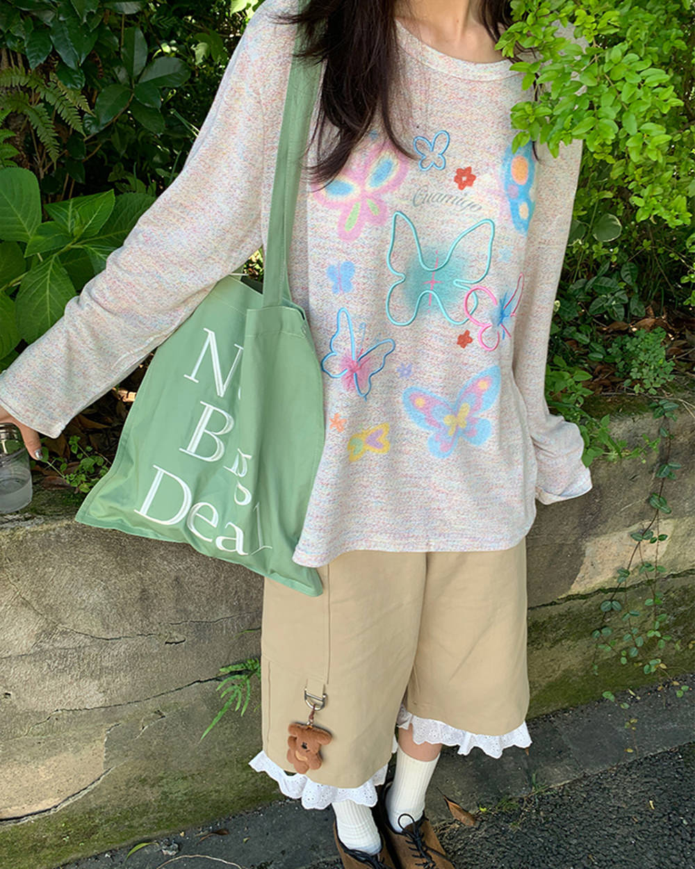 indie aesthetic butterfly long sleeve boogzel clothing