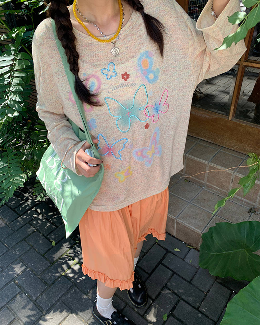 indie aesthetic butterfly long sleeve boogzel clothing