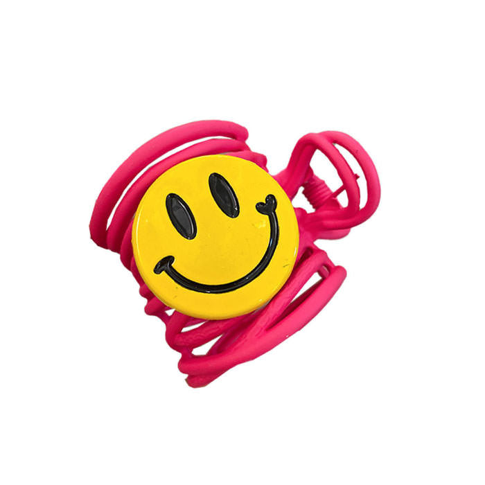 indie smiley face hair claw boogzel clothing