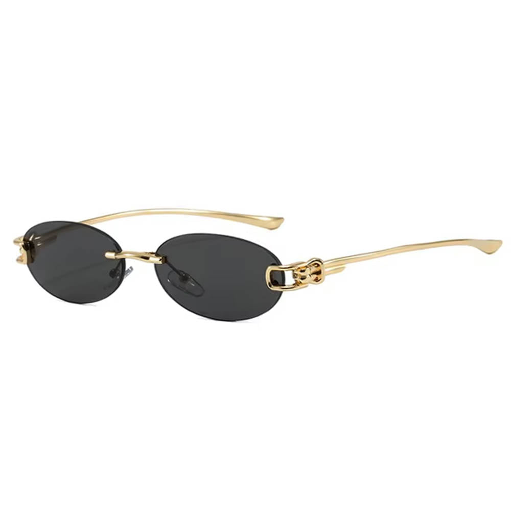 it girl energy rimless sunglasses boogzel clothing
