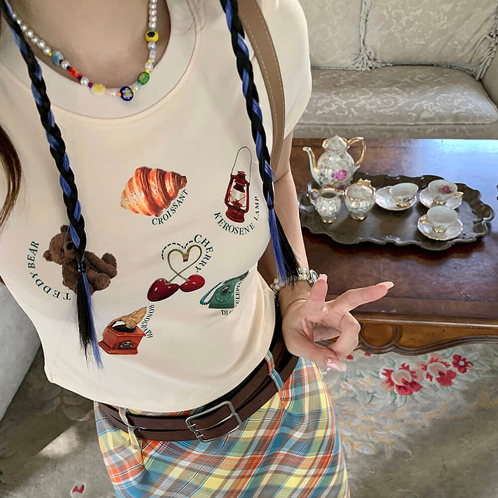 kawaii aesthetic baby tee boogzel clothing