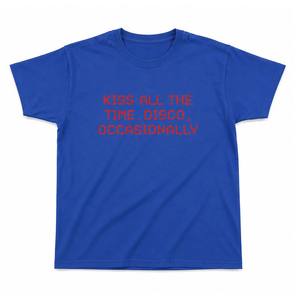 kiss all the time disco occasionally graphic t-shirt boogzel clothing