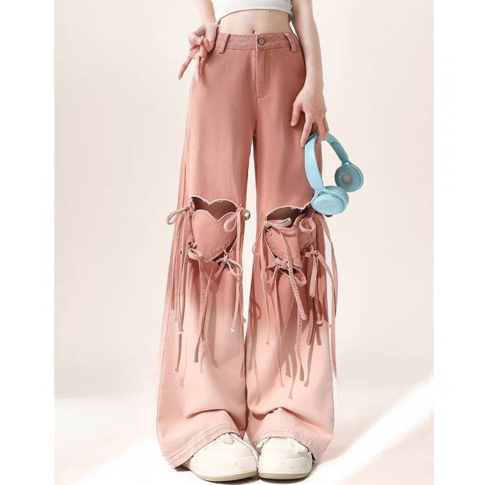 knee heart gradient jeans boogzel clothing