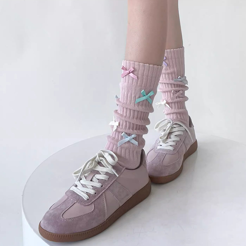 knee high socks with bows boogzel clothing