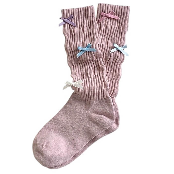 knee high socks with bows boogzel clothing