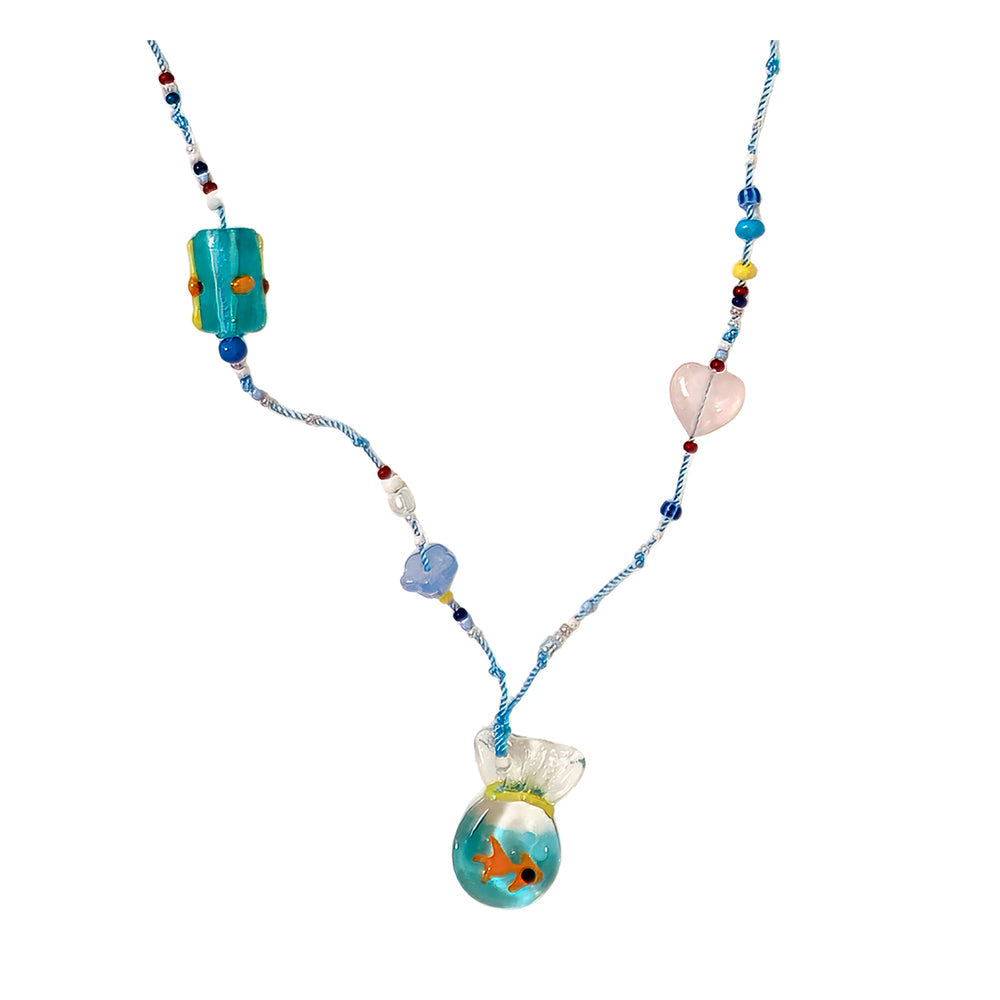 koi fish pendant necklace boogzel clothing