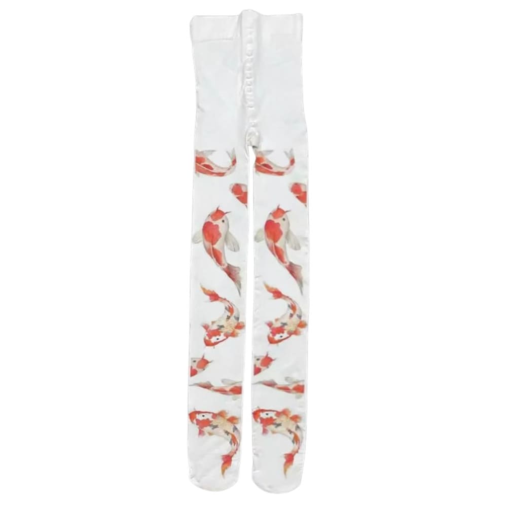 koi fish tights boogzel clothing