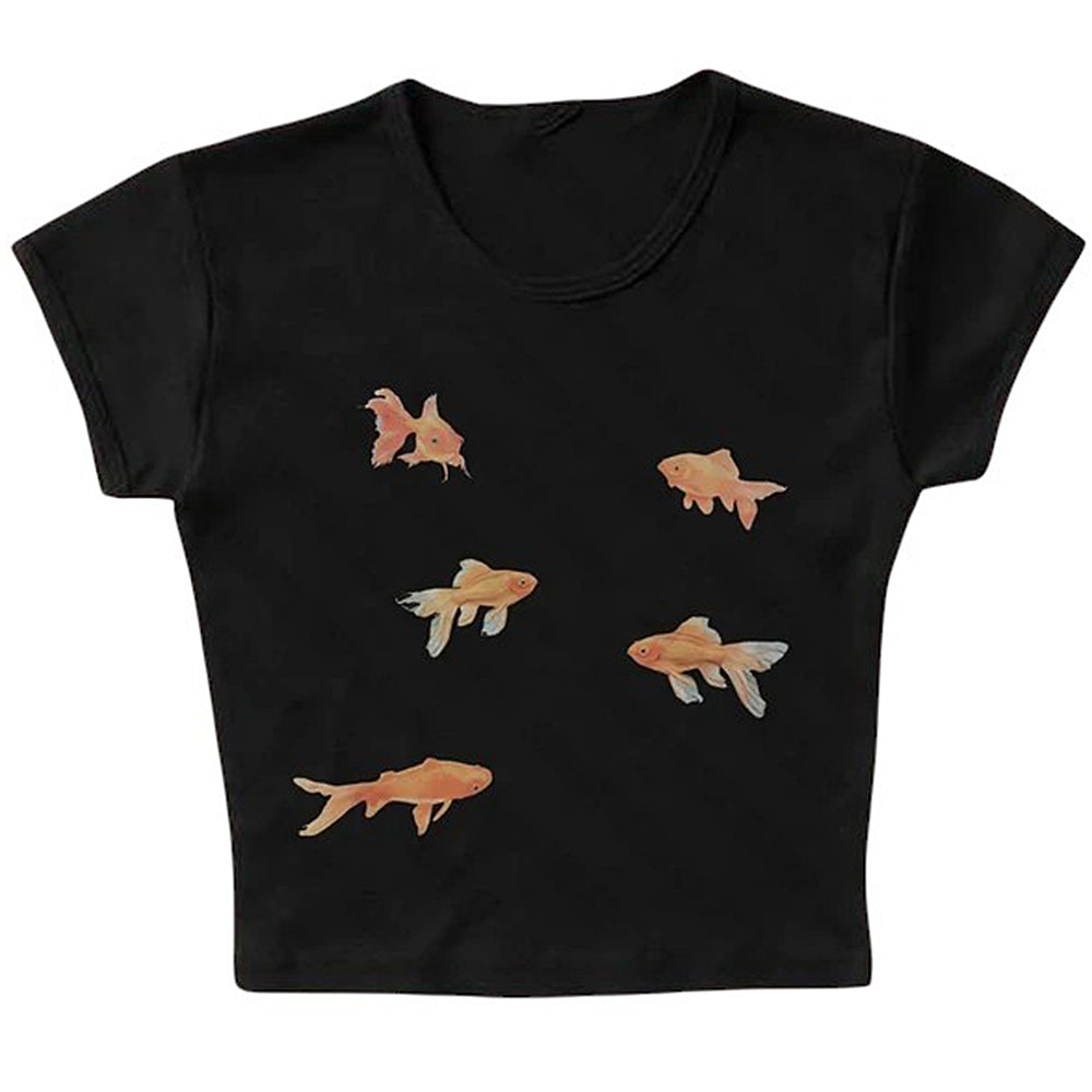 koi fish baby tee boogzel clothing