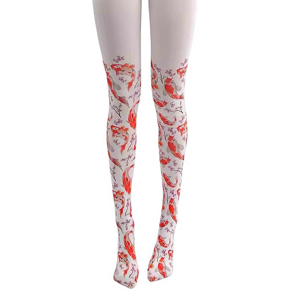 koi fish print tights boogzel clothing