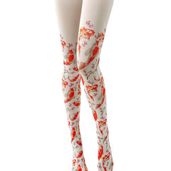 koi fish print tights boogzel clothing