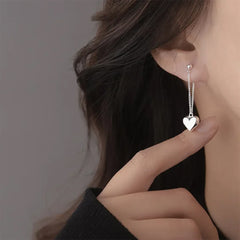 korean style heart earrings boogzel clothing
