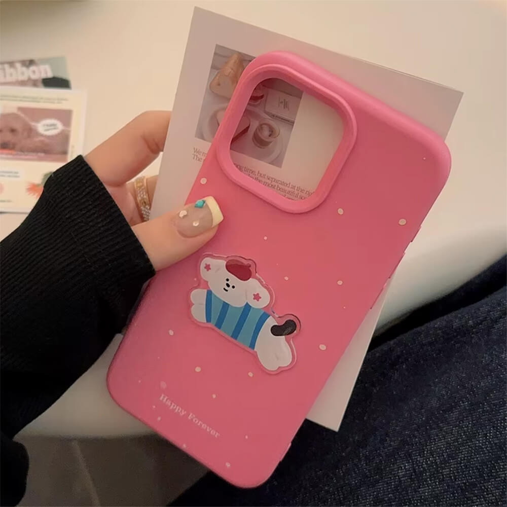 korean aesthetic puppy iphone case boogzel clothing