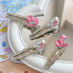 korean style heart hair clips boogzel clothing