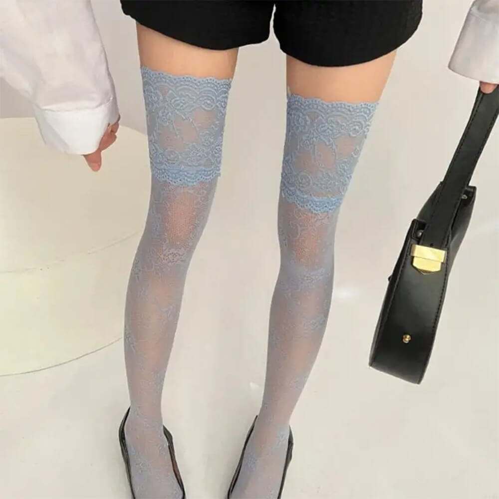 lace pattern stockings boogzel clothing