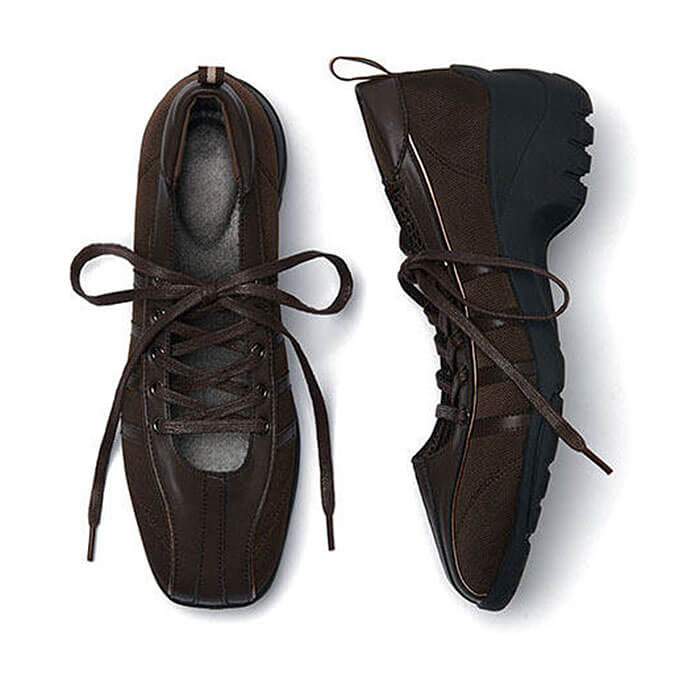 lace up ballet heeled sneakers boogzel clothing