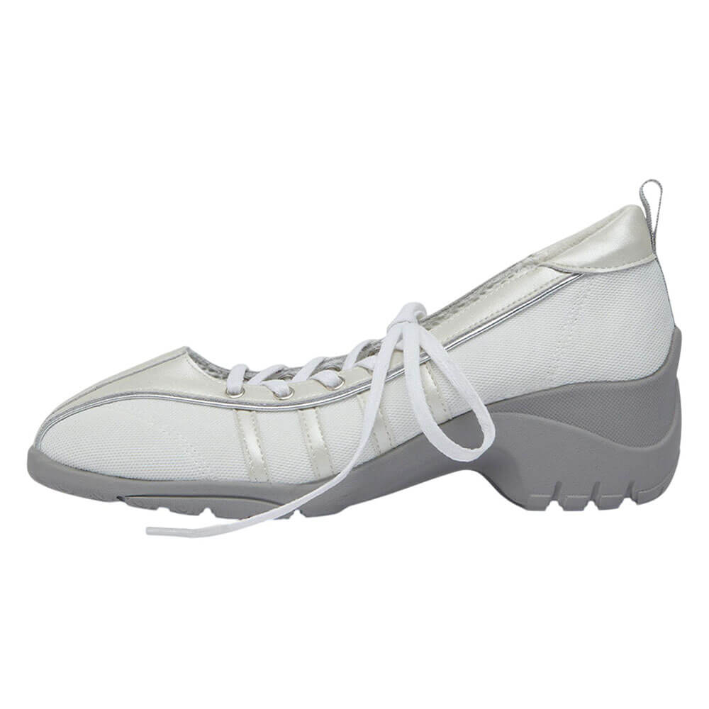 lace up ballet heeled sneakers boogzel clothing