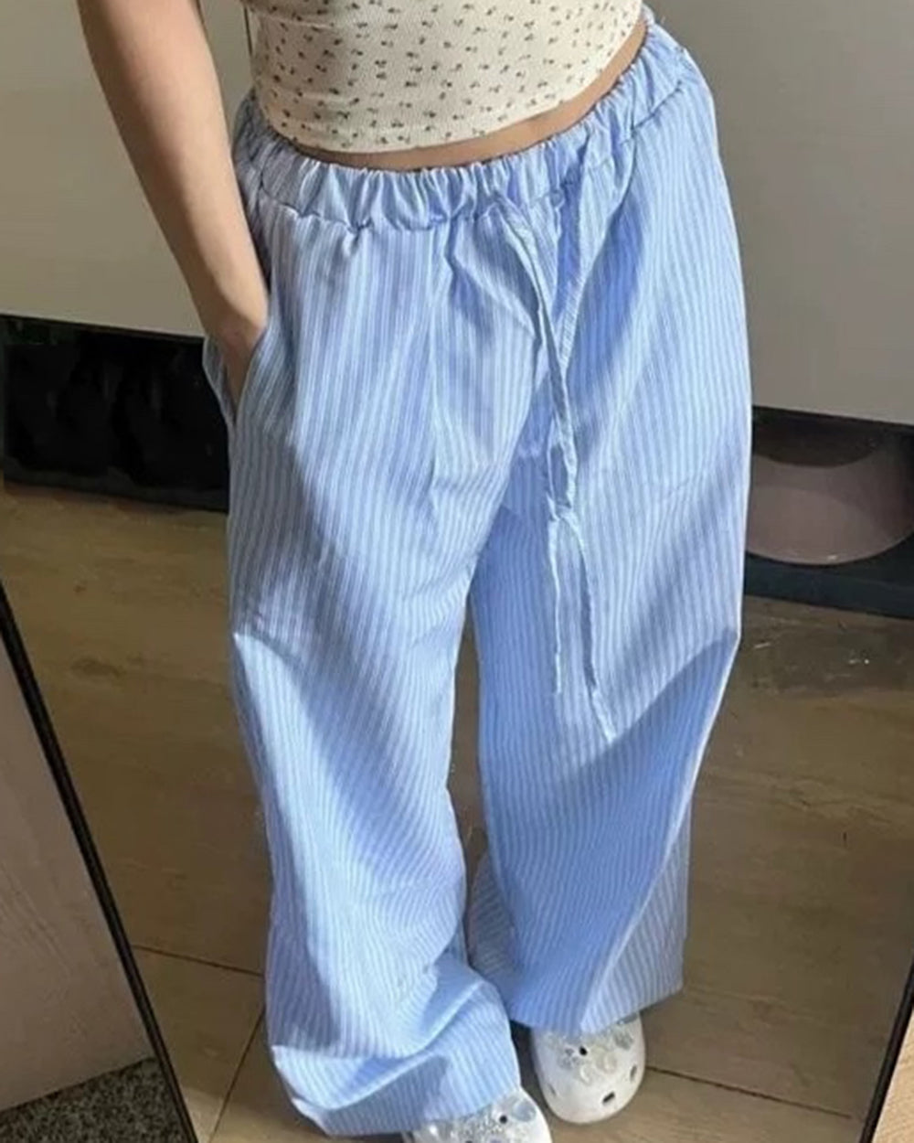 lazy stripe pants boogzel clothing
