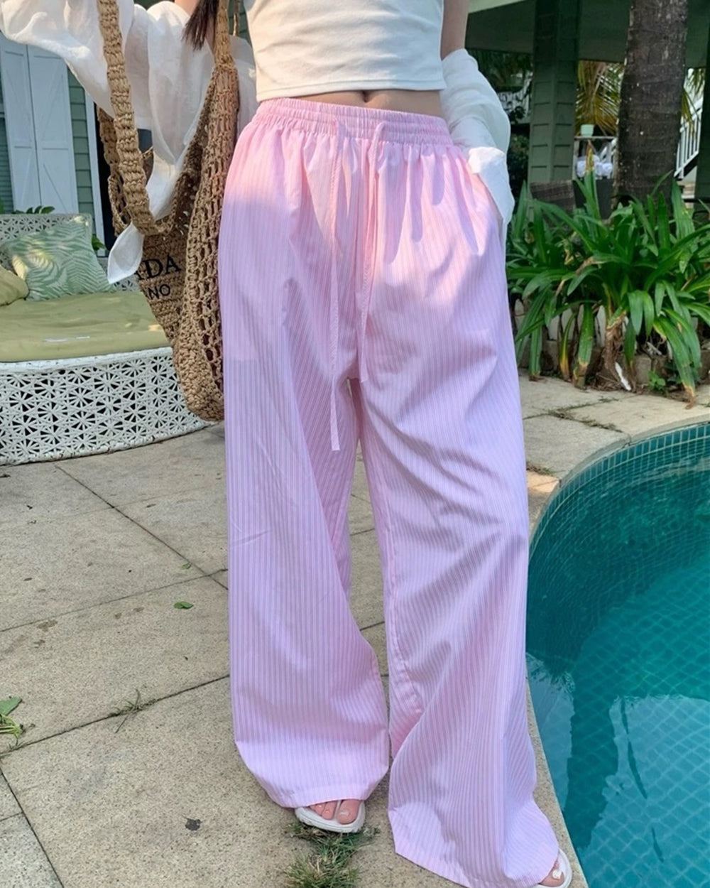 lazy stripe pants boogzel clothing