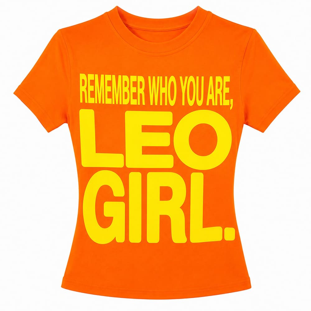 leo zodiac t-shirt y2k tshirt boogzel clothing