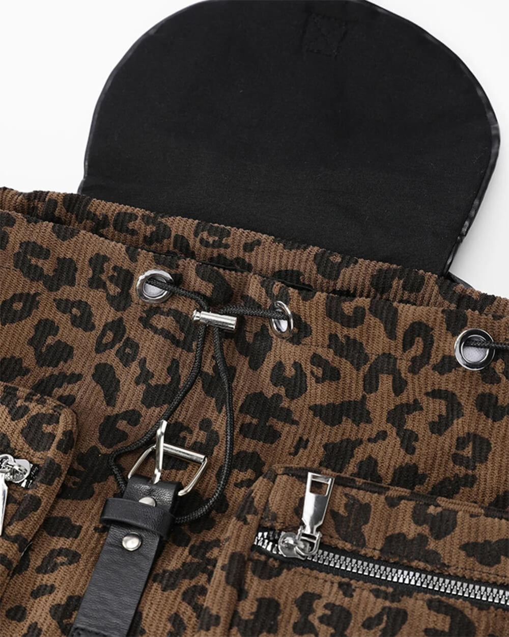 leopard mini backpack boogzel clothing