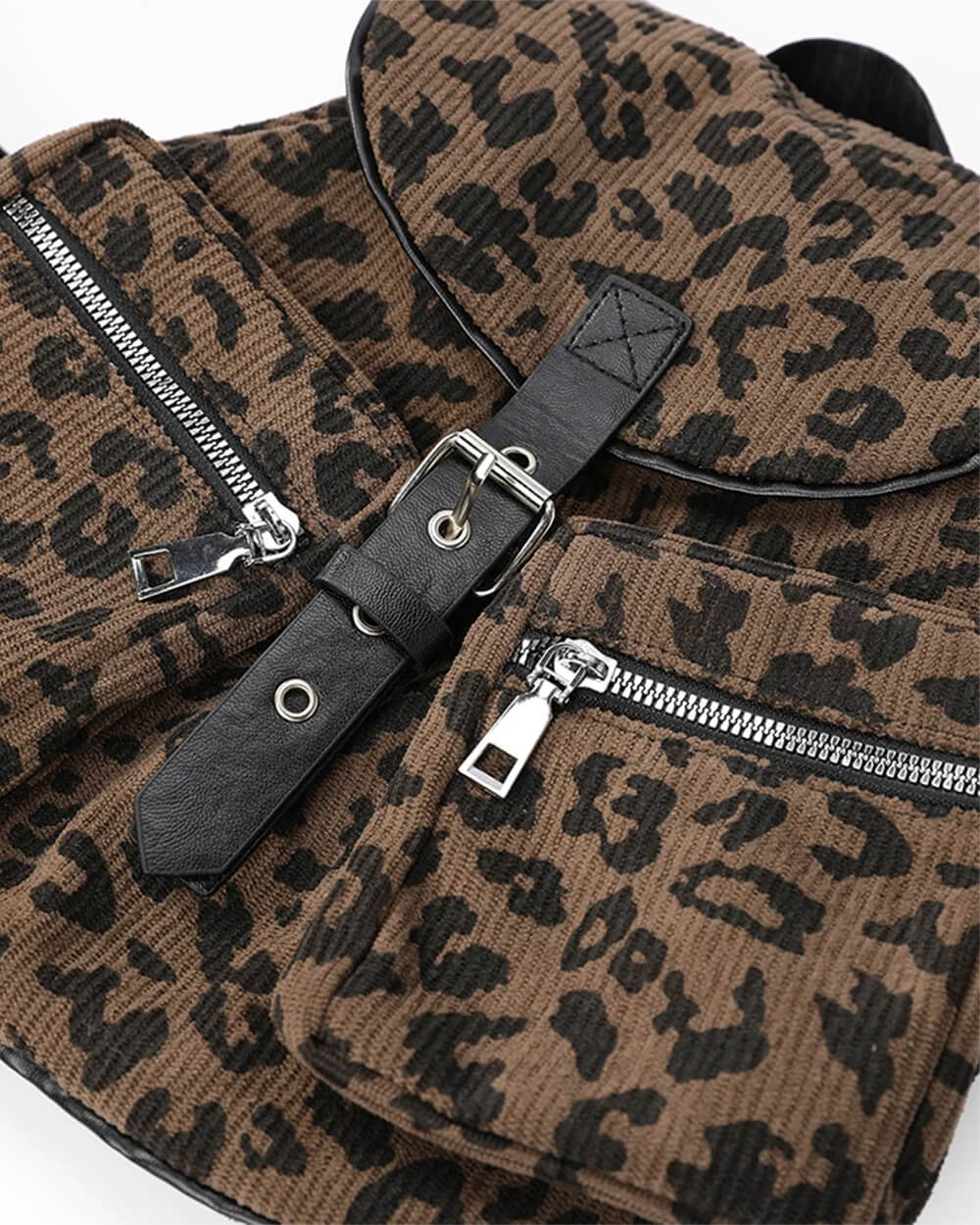 leopard mini backpack boogzel clothing