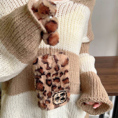 leopard fluffy iphone case boogzel clothing