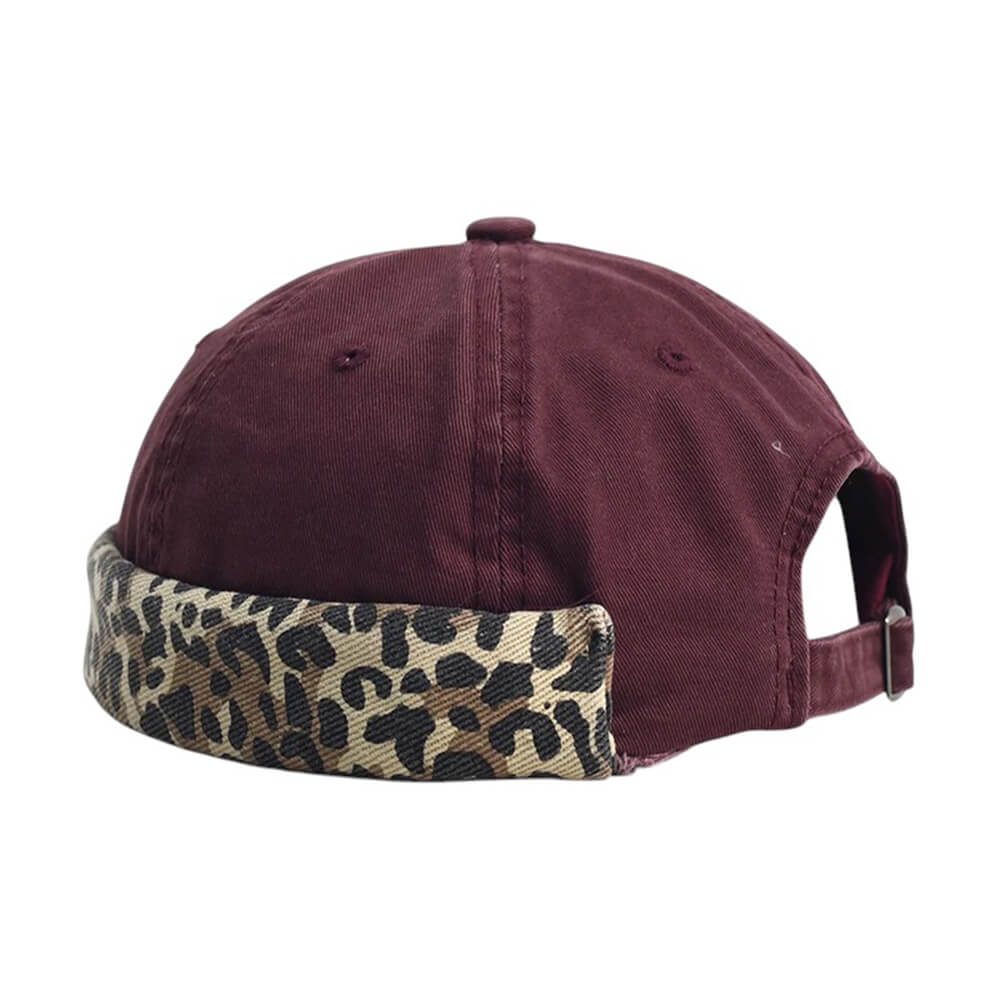 leopard print docker cap boogzel clothing