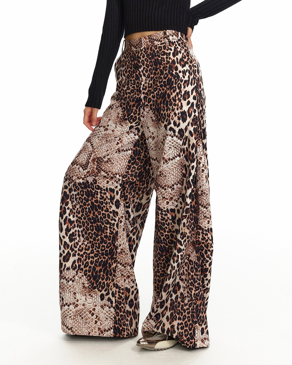 leopard print loose trousers boogzel clothing