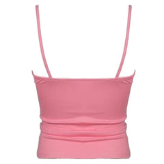 leopard trim pink y2k tank top boogzel clothing