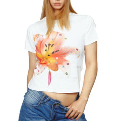 lily print baby t-shirt boogzel clothing