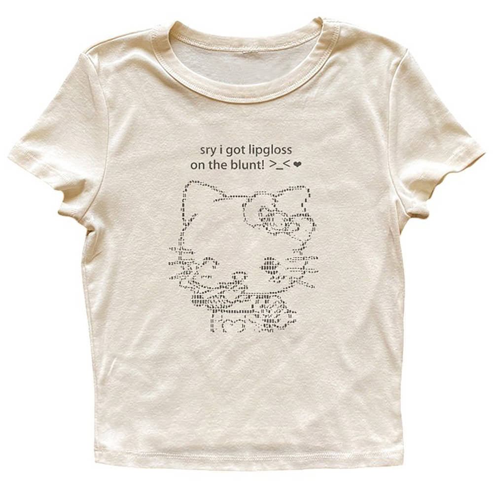 lipgloss kitty crop top boogzel clothing
