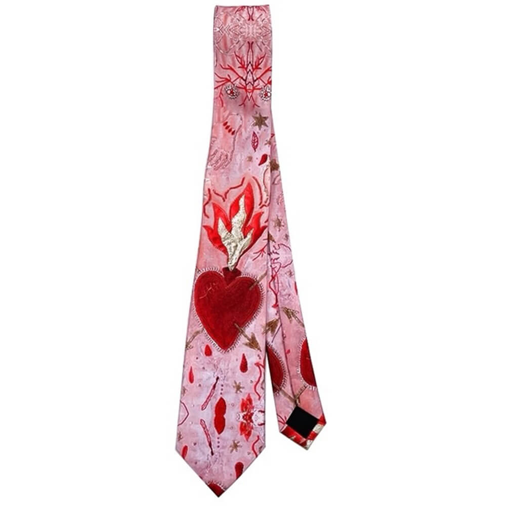 love is burning statement tie boogzel clothing