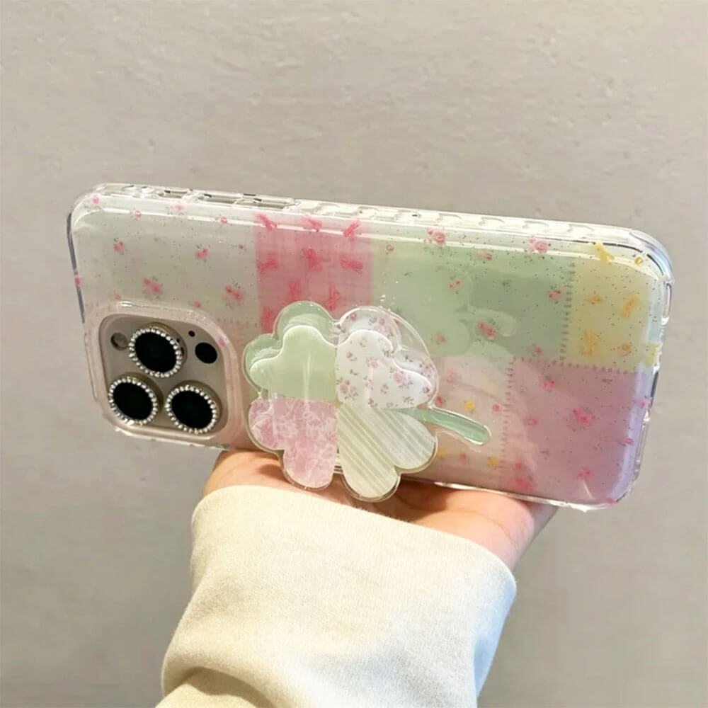 lucky clover phone holder boogzel- clothing
