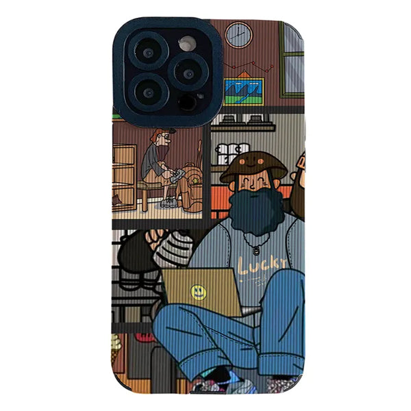 lucky man iphone case boogzel clothing