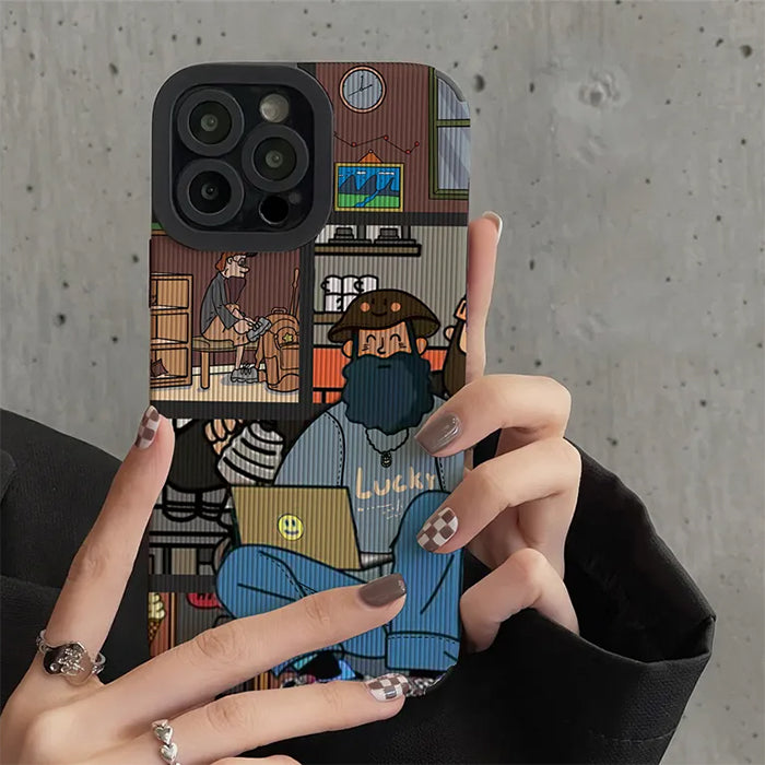 lucky man iphone case boogzel clothing