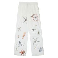 mermaid aesthetic wide leg trousers boogzel clothing