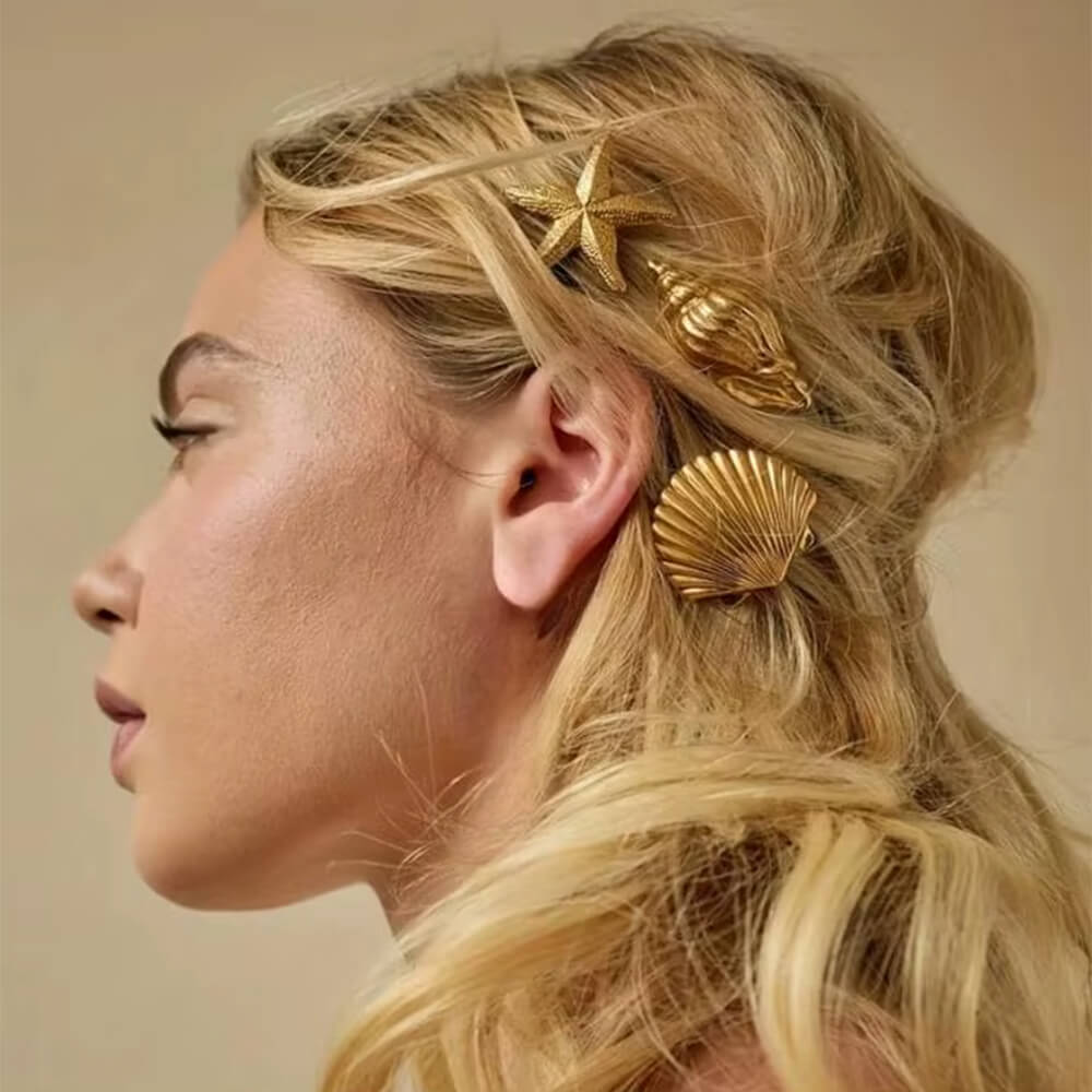 mermaidcore aesthetic hair clips set boogzel clothing