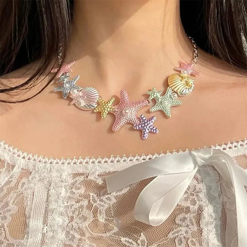 mermaidcore aesthetic necklace boogzel clothing