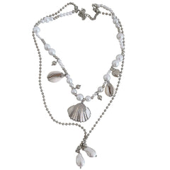 mermaid tears layered necklace boogzel clothing