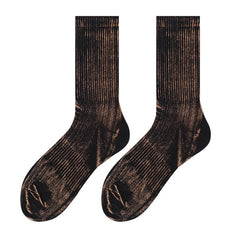 metallic ribbed socks boogzel clothing